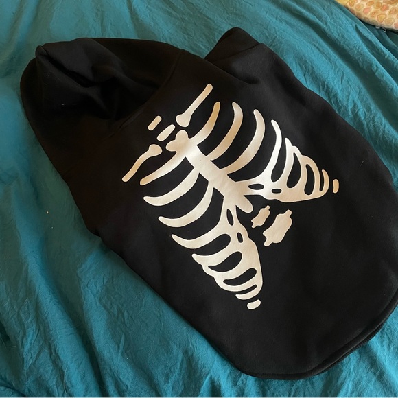 NWT Gap skeleton Dog hoodie size S - Picture 2 of 4